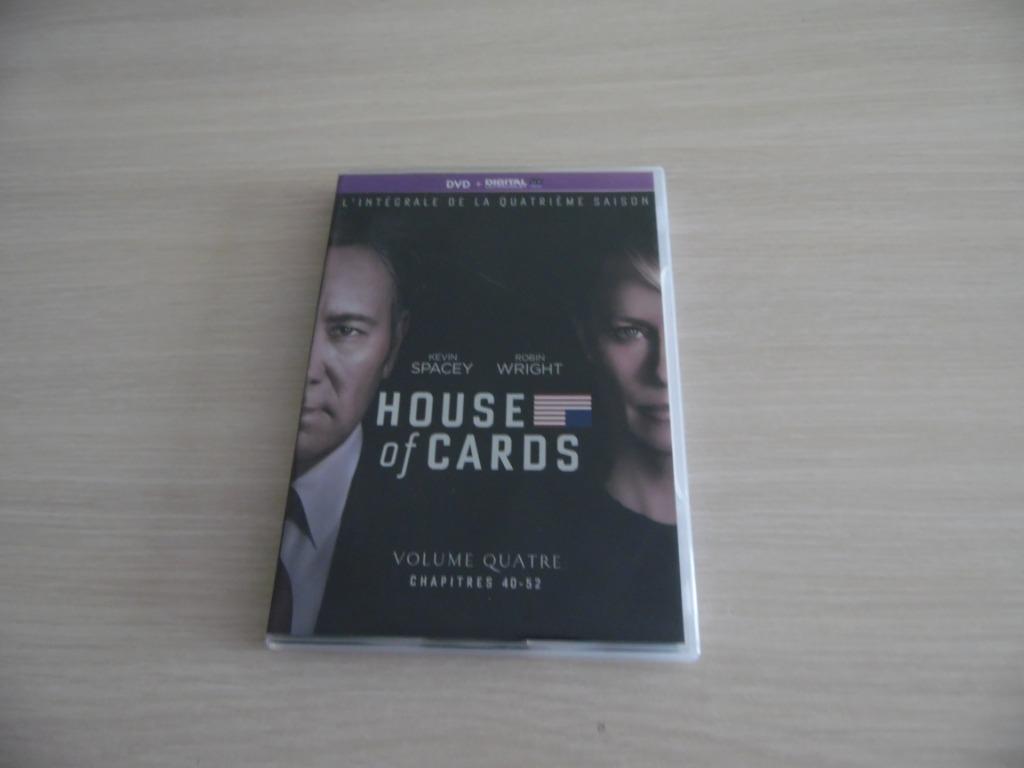 HOUSE OF CARDS    SAISON 4, Enlèvement ou Envoi, Tous les âges, Drame, Coffret
