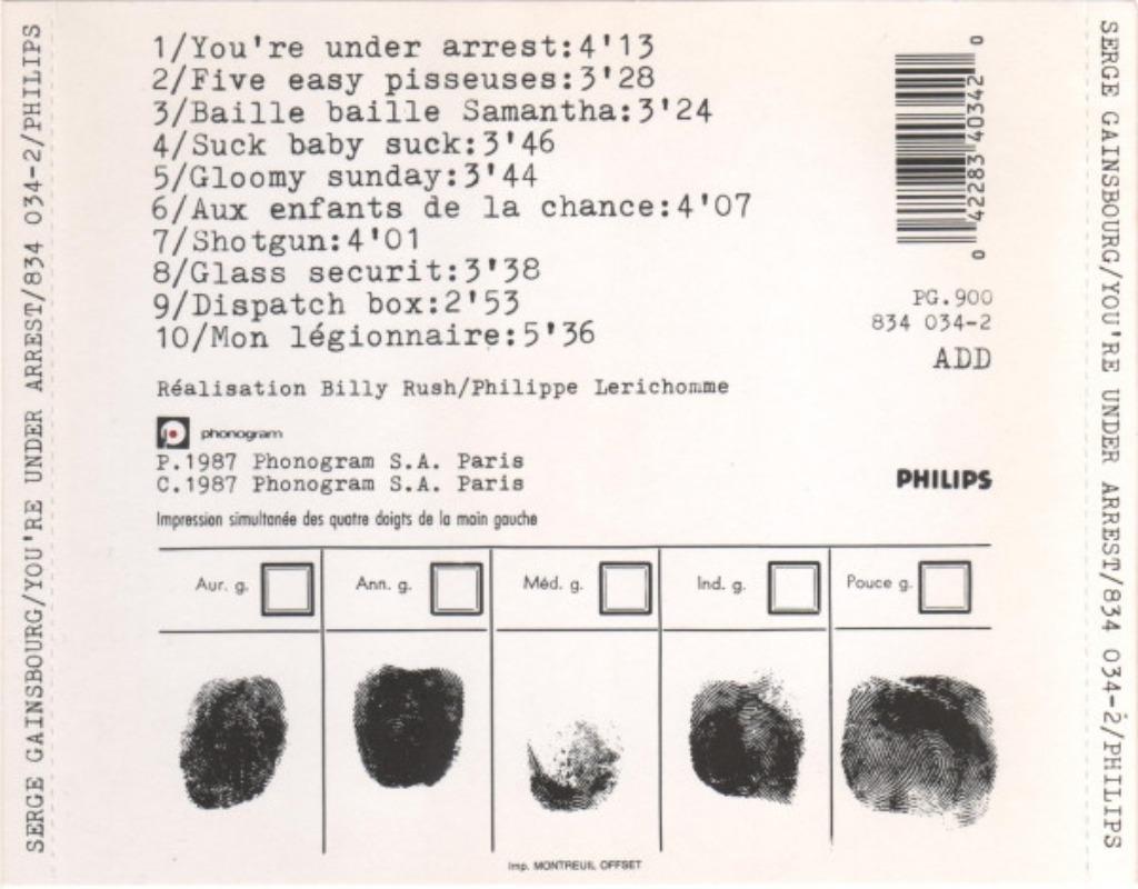 Serge Gainsbourg — Je staat onder arrest - Album-cd 💿, Ophalen of Verzenden, Zo goed als nieuw, Boxset
