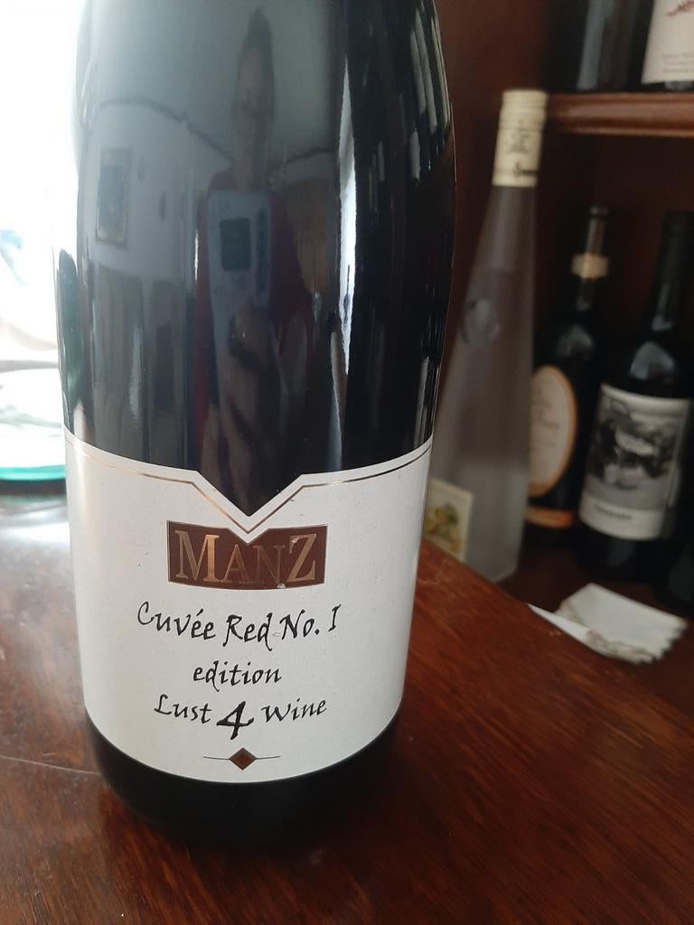 Manz Cuvée Red No.1 – Lust 4 Wine edition, Verzamelen, Ophalen of Verzenden, Zo goed als nieuw, Rode wijn