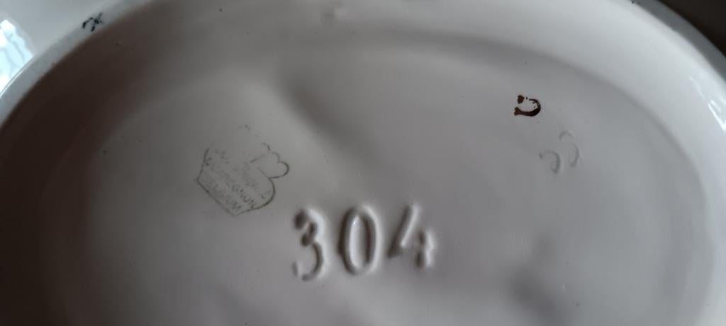 Ancien bol coloré. Numéroté, Antiquités & Art, Enlèvement ou Envoi