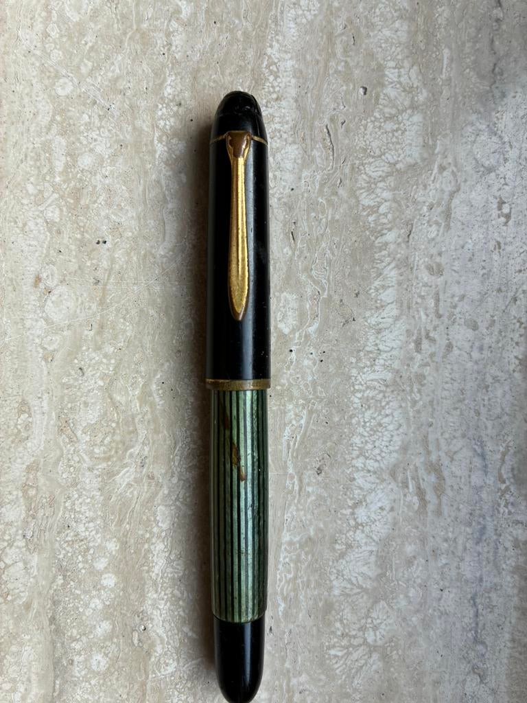 Pelikan 140 groen vintage, Verzamelen, Verzenden, Gebruikt, Vulpen, Overige merken