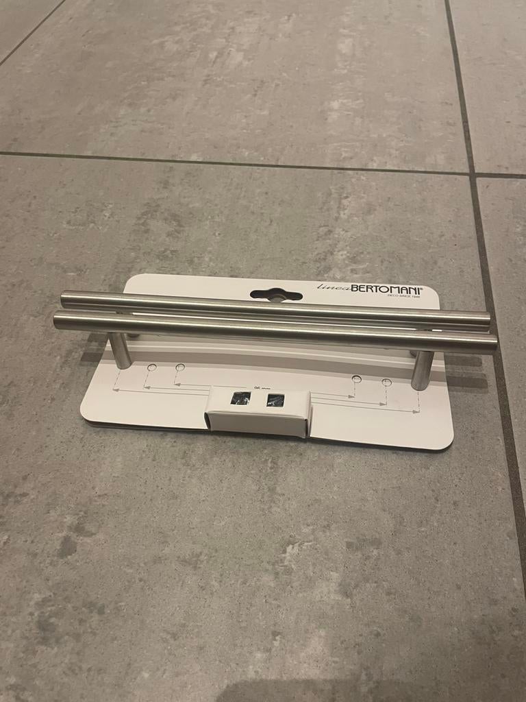 RVS meubelgreep Bertomani – Poignée de meuble inox Bertomani, Enlèvement, Neuf, Inox