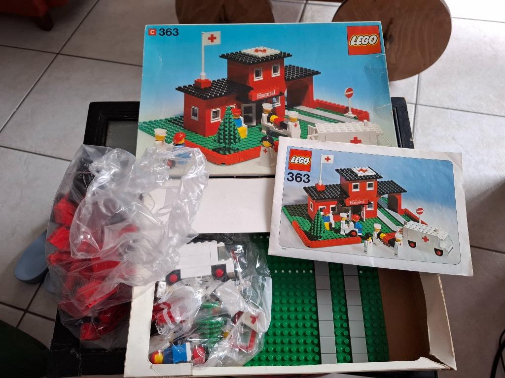 Lego complete set 363 Hospital Ziekenhuis uit 1975, Kinderen en Baby's, Speelgoed | Duplo en Lego, Ophalen of Verzenden, Gebruikt