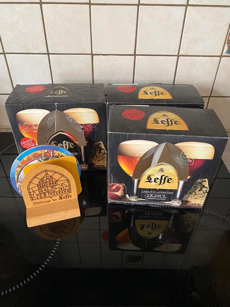 Verres à leffe, Collections, Marques de bière, Comme neuf, Leffe