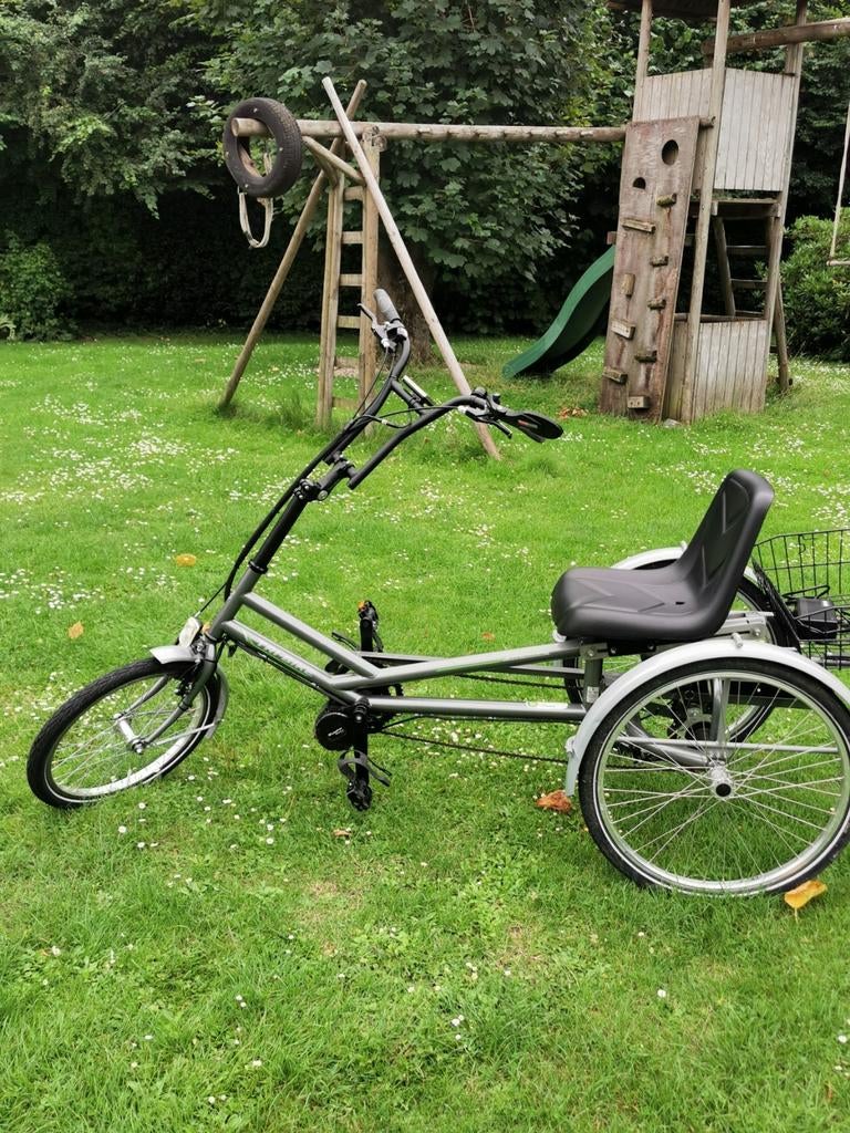 Elektrische driewieler fiets tri-bike 2024-294km op de telle, Ophalen of Verzenden, Zo goed als nieuw