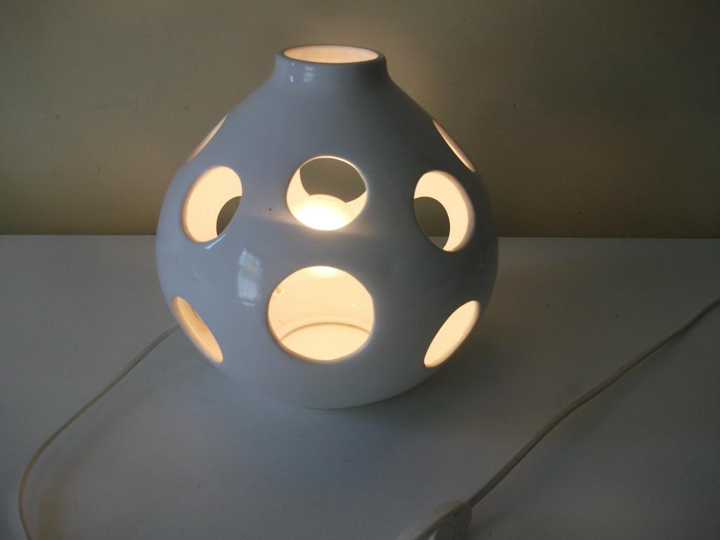Mooie tafel lamp Portofino Ceramica, Ophalen of Verzenden, Zo goed als nieuw, Overige materialen, Minder dan 50 cm
