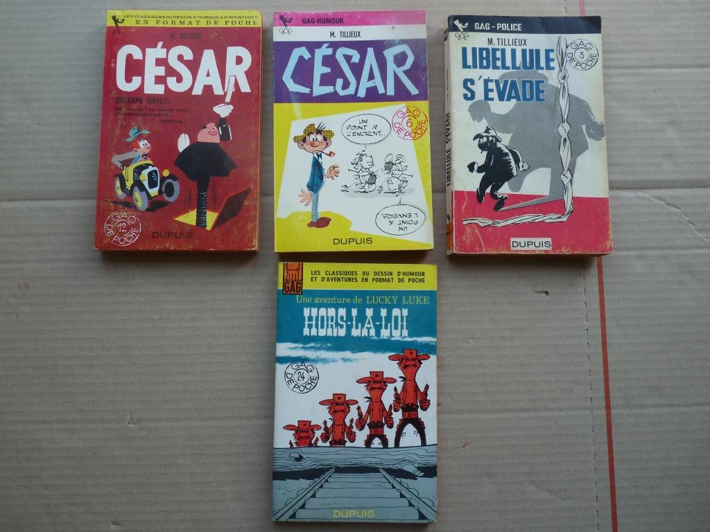 Libellule (Tillieux) et Lucky Luke -Gag de Poche n°2 et n°23, Livres, Envoi, Comme neuf