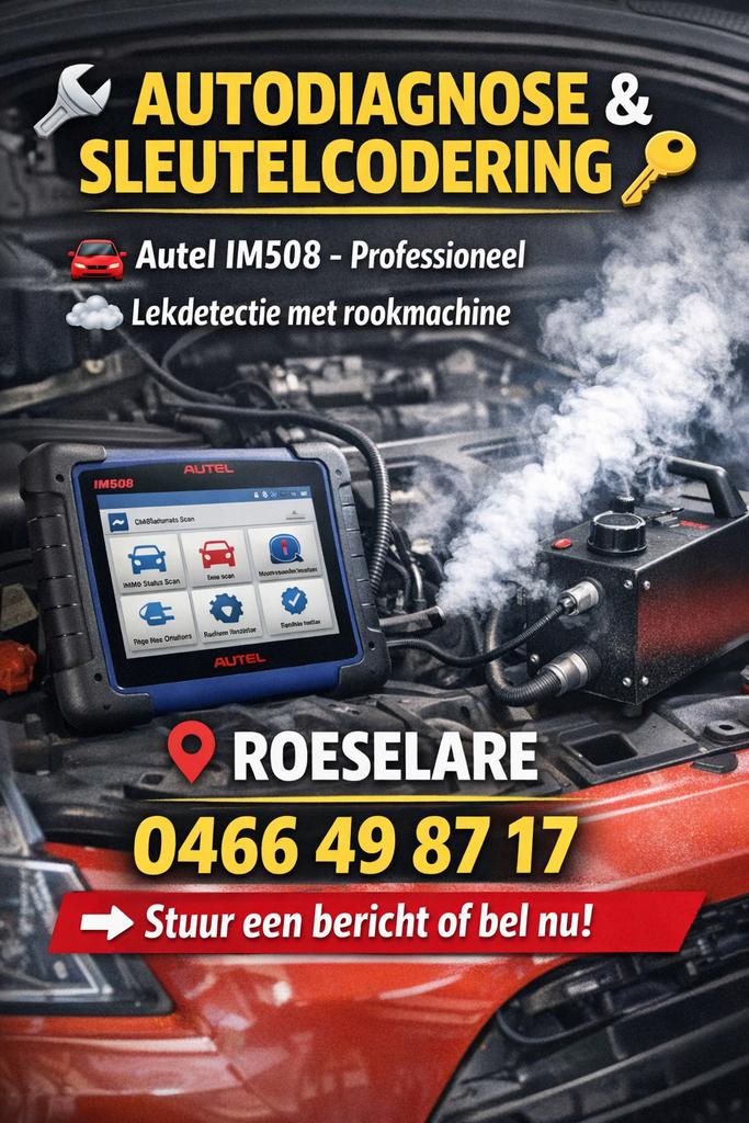 Uitlezen foutcode/uitvoeren diagnose, Auto diversen, Auto-accessoires, Zo goed als nieuw, Ophalen
