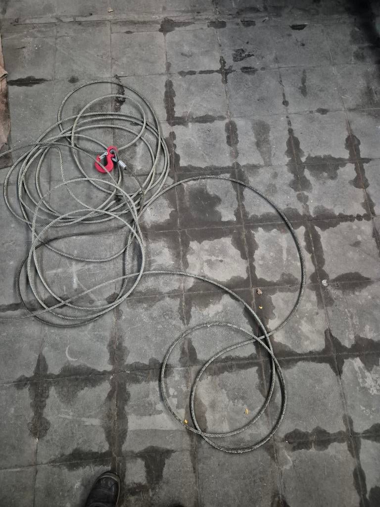 Stalen kabel voor winch, Ophalen