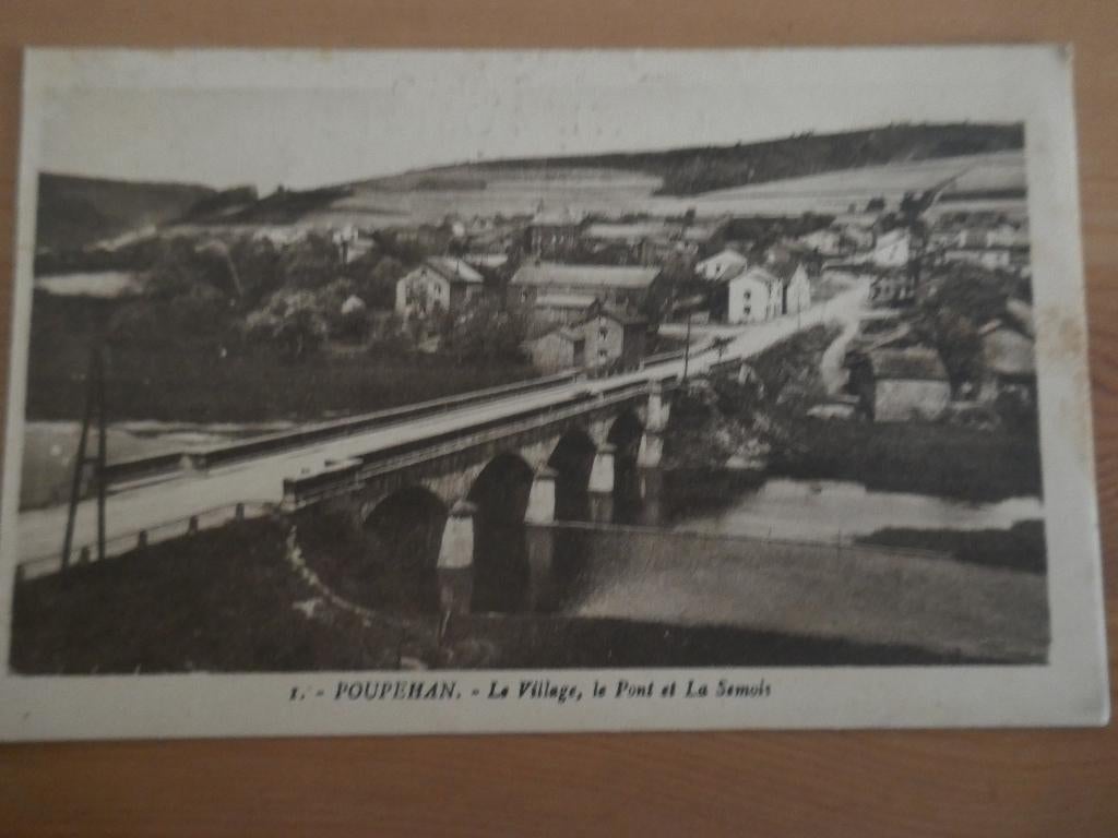 bouillon poupehan le village, le pont et la semois, Enlèvement ou Envoi, Non affranchie, Luxembourg