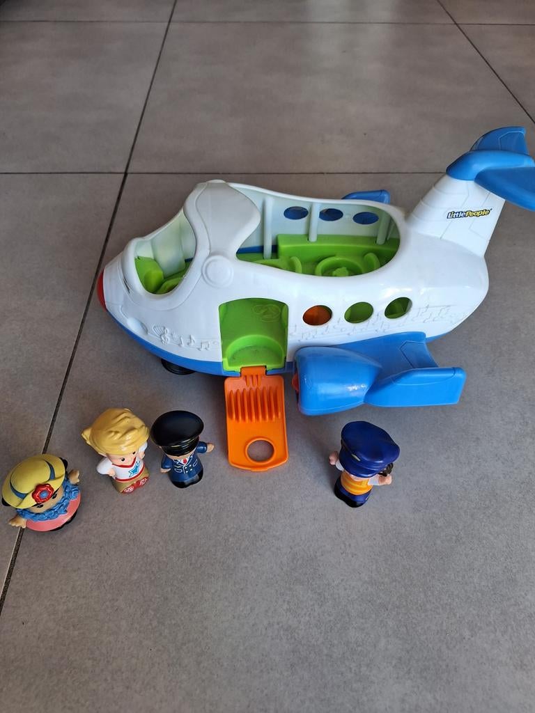 Little People Vliegtuig, Kinderen en Baby's, Ophalen of Verzenden, Gebruikt, Ontdekken, Met geluid