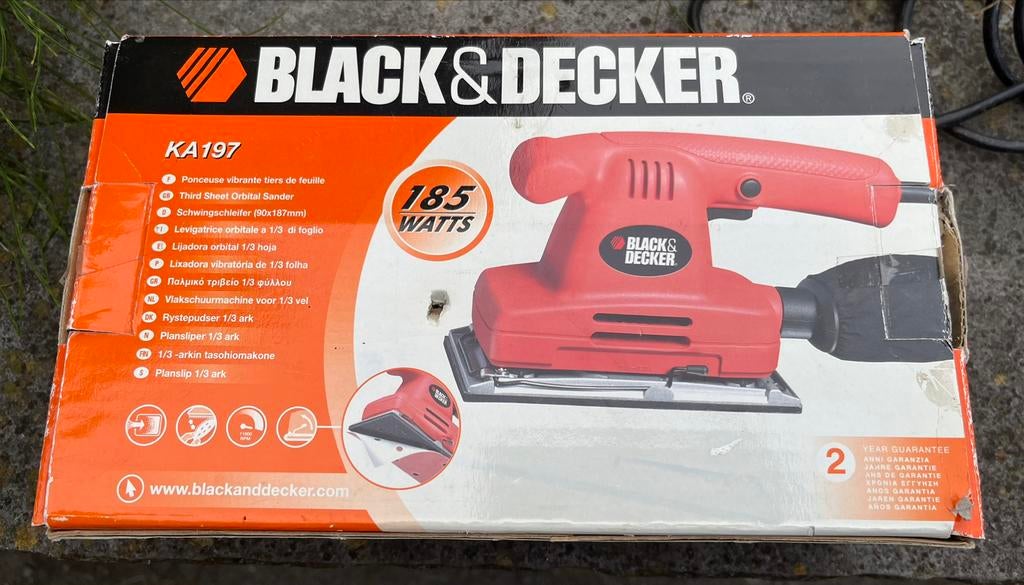 Black&Decker set:schuurmachine,decoupeerzaag,haakse slijper, Ophalen of Verzenden, Nieuw