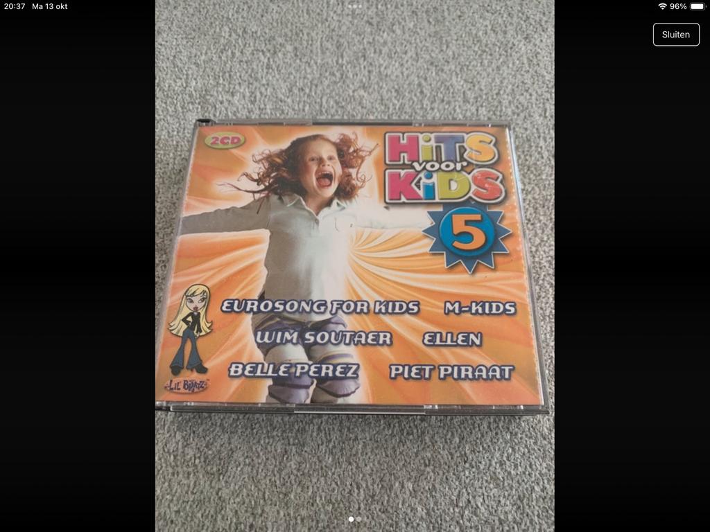 cd hits voor kids 5, Cd's en Dvd's, Ophalen of Verzenden, Zo goed als nieuw