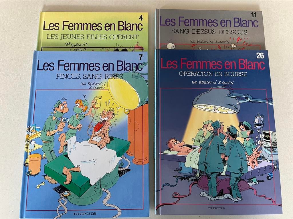 BD Les Femmes en Blanc 4, 7, 11, 26, Livres, BD