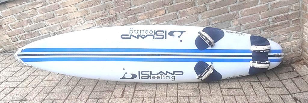 freeride windsurfen, Watersport en Boten, Windsurfen, Ophalen, 250 tot 300 cm, Gebruikt, Met vin(nen)