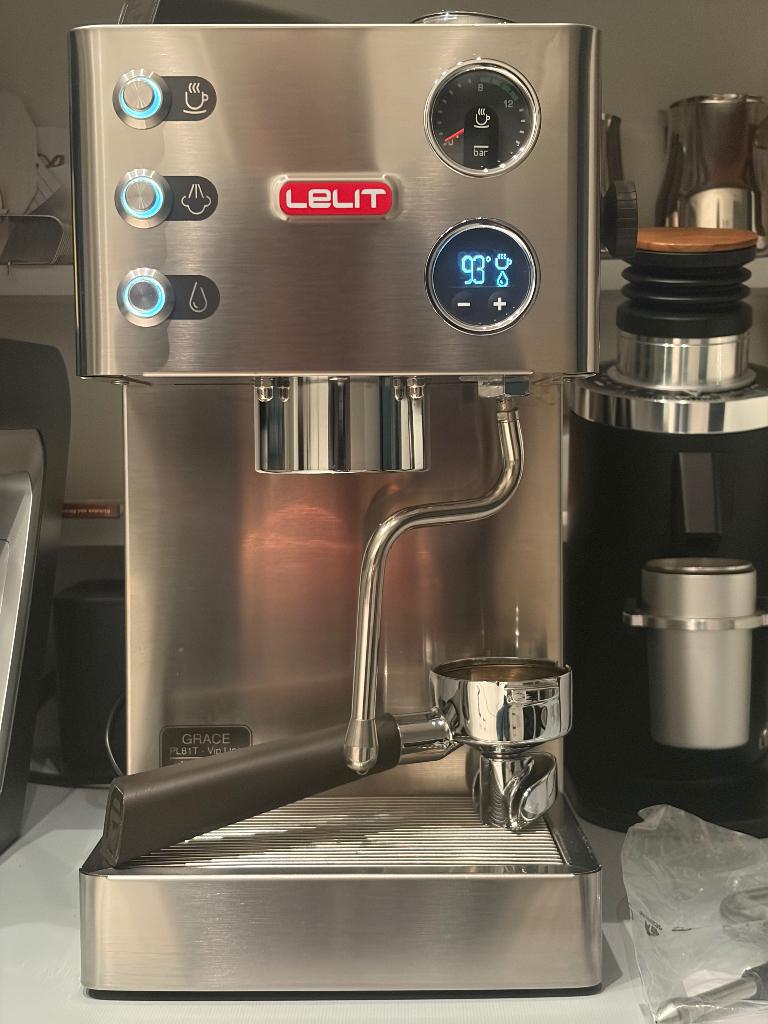 Lelit Grace PL81T espressomachine, Ophalen, Espresso apparaat, Gemalen koffie, Zo goed als nieuw