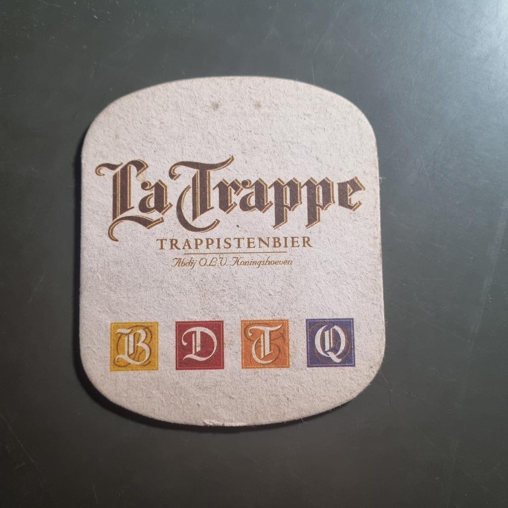 Sous Bock La Trappe (modèle 1), Collections, Marques de bière, Enlèvement ou Envoi, Utilisé, Sous-bock, La Trappe