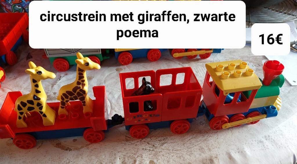 Lego duplo: circustrein met giraf en zwarte poema, Enlèvement ou Envoi, Duplo