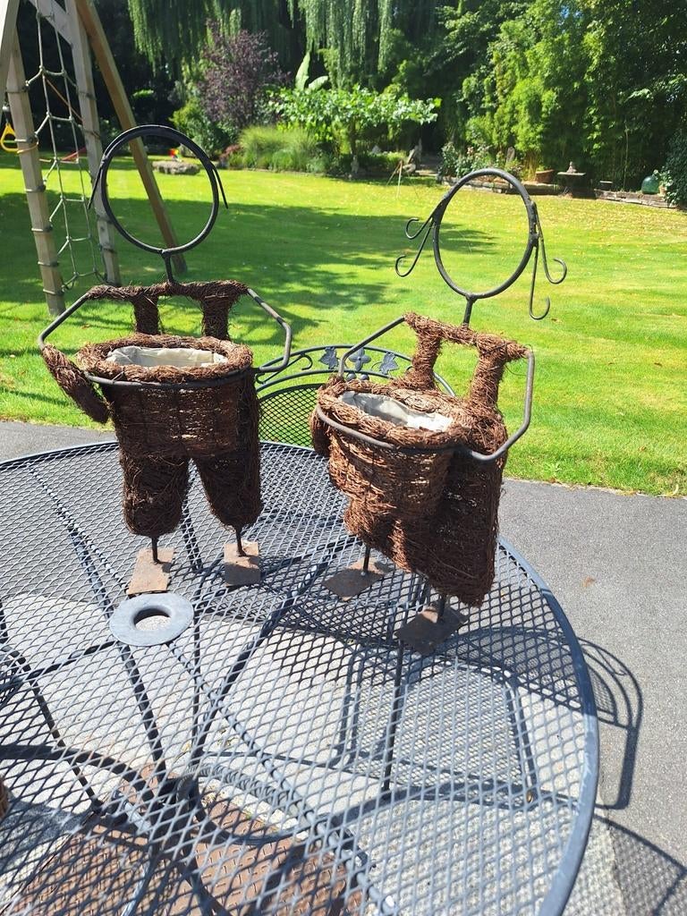 Tuindecoratie  2 stuks, Tuin en Terras, Tuinwanddecoratie, Ophalen