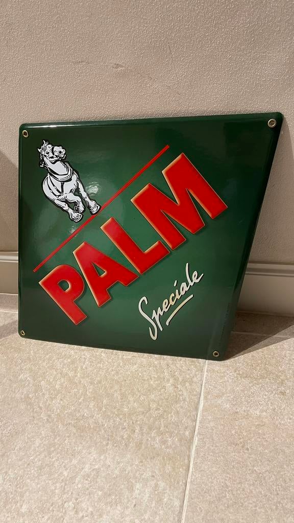 Palm emaille borden., Ophalen of Verzenden, Nieuw, Reclamebord