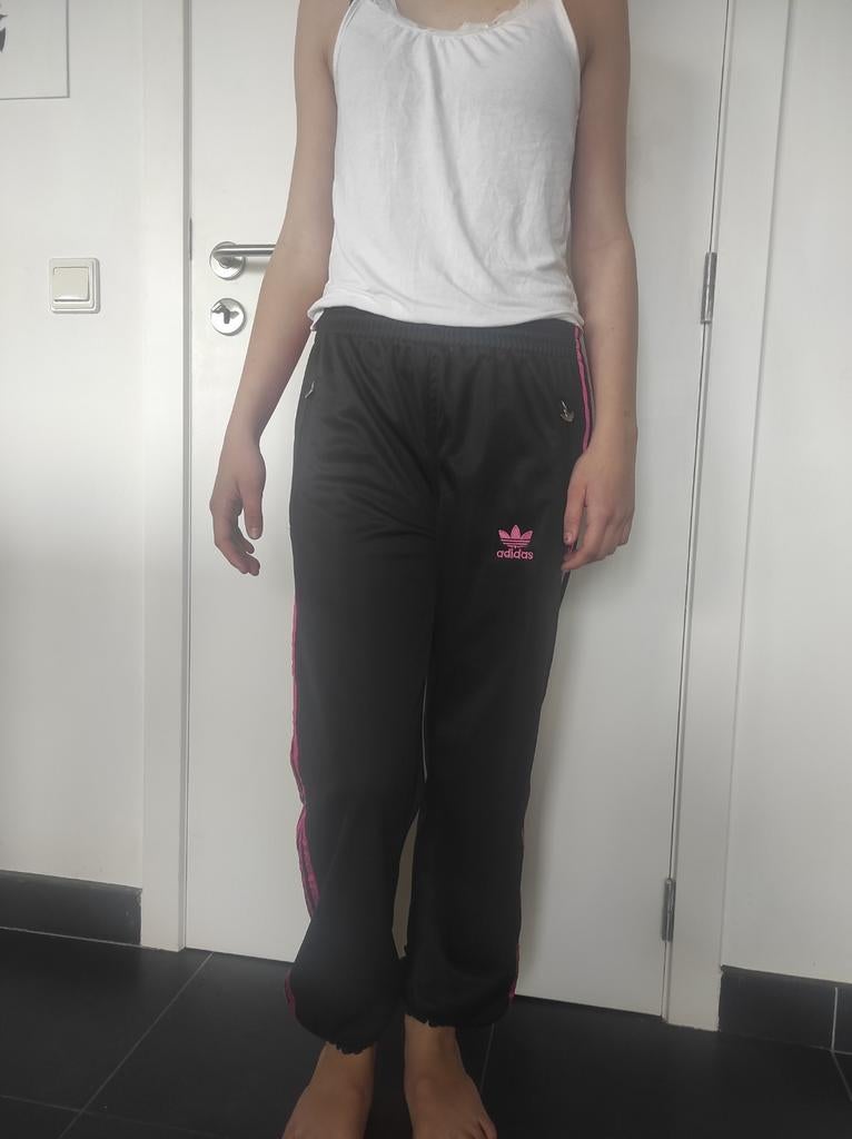 Leuke vintage trainingsbroek, Kleding | Dames, Ophalen of Verzenden, Zo goed als nieuw, Maat 36 (S), Zwart