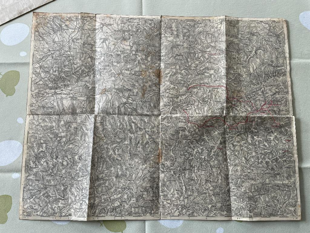 carte militaire d'Austerlitz et des environs, Gelezen, Overige gebieden, Ophalen of Verzenden, Landkaart