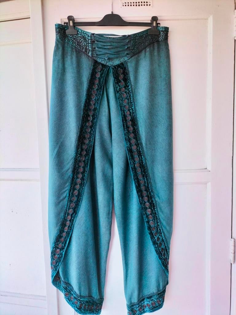 Groene broek in Indiase stijl, Kleding | Dames, Ophalen, Gedragen, Groen