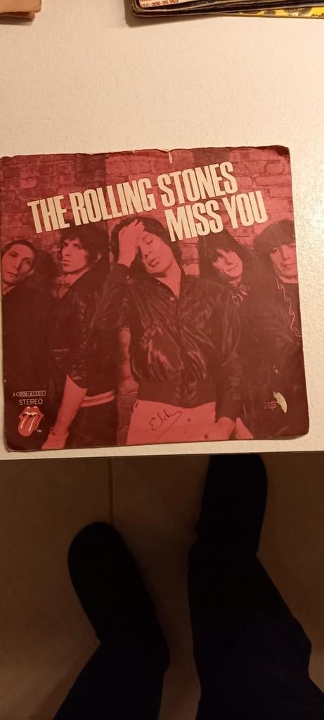Vinyl singles met hoes. Rolling Stones, Enlèvement ou Envoi, Utilisé