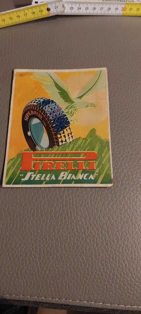 Oud vloeipapier PIRELLI " Stella   Blanca  ", Verzamelen, Ophalen of Verzenden, Gebruikt, Gebruiksvoorwerp