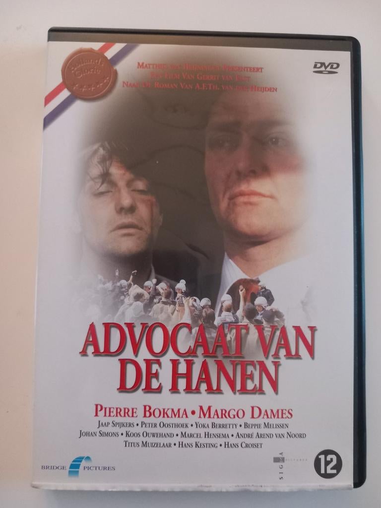 Dvd Advocaat van de hanen (Nederlandse speelfilm) ZELDZAAM, Cd's en Dvd's, Ophalen of Verzenden
