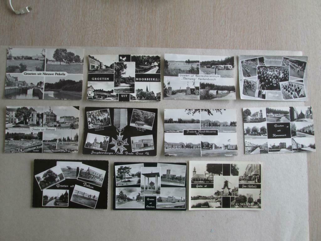 11 oude postkaarten Nederland (Groeten uit...), Verzamelen, Ophalen of Verzenden