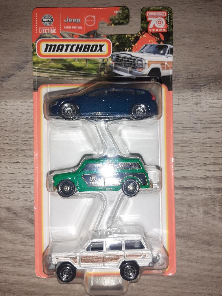 Matchbox 3-Pack, Hobby en Vrije tijd, Ophalen of Verzenden, Zo goed als nieuw, Auto
