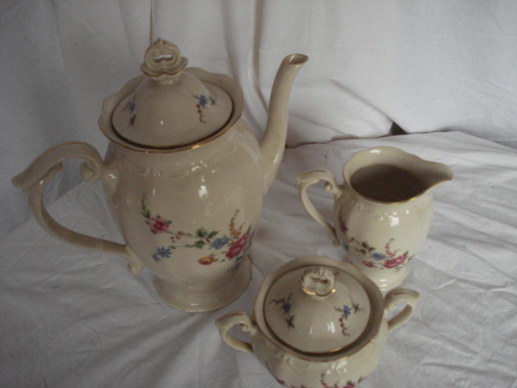 antieke koffiepot, suikerpot en melkpot, Ophalen of Verzenden