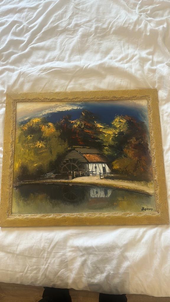Jef Bosmans - Huis aan het Meer, Antiek en Kunst, Ophalen