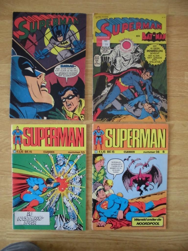 Comics Superman, Spinneman en 2 andere (shock is weg), Boeken, Ophalen of Verzenden
