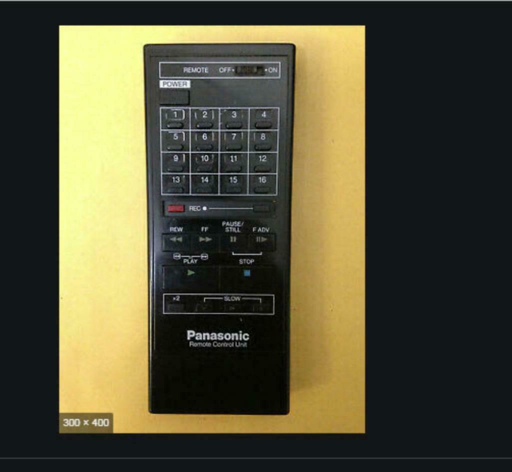 Afstandsbediening panasonic veq0615, Audio, Tv en Foto, Afstandsbedieningen, Ophalen of Verzenden, Gebruikt, Origineel, Vhs