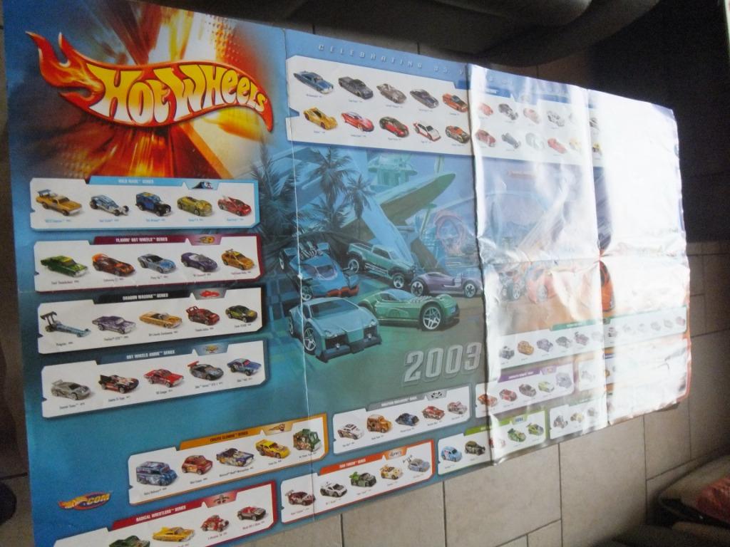 hot wheels poster, Verzamelen, Ophalen of Verzenden, Gebruikt, Rechthoekig Liggend, Sport