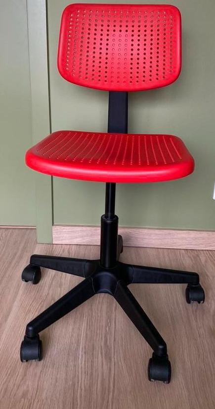 Bureaustoel, Ophalen, Gebruikt, Rood, Bureaustoel