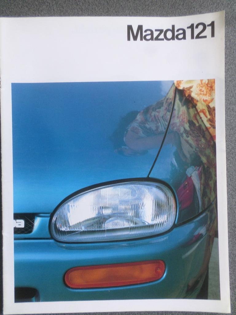 Brochure de la Mazda 121, Livres, Autos | Brochures & Magazines, Enlèvement, Mazda
