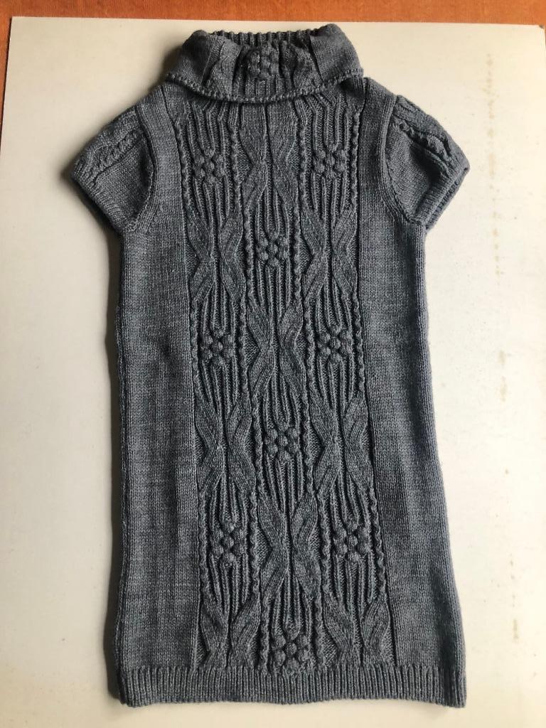 Robe grise en maille M. 128 Marque : Orchestra, Enfants & Bébés, Robe ou Jupe, Enlèvement ou Envoi, Comme neuf, Fille