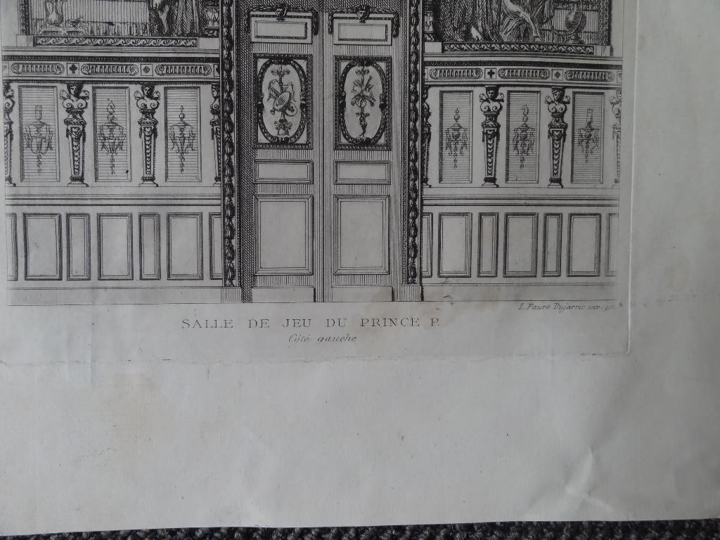 gravure, Pierre-Lucien Faure Dujarric (1828-1904) A.Delâtre, Envoi