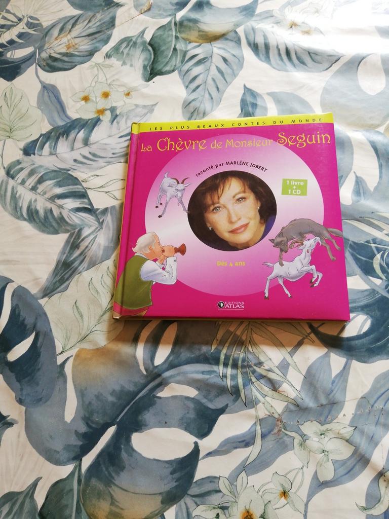 Livre + CD La Chèvre de Monsieur Seguin. Marlene Jobert., Livres, Enlèvement ou Envoi, Comme neuf