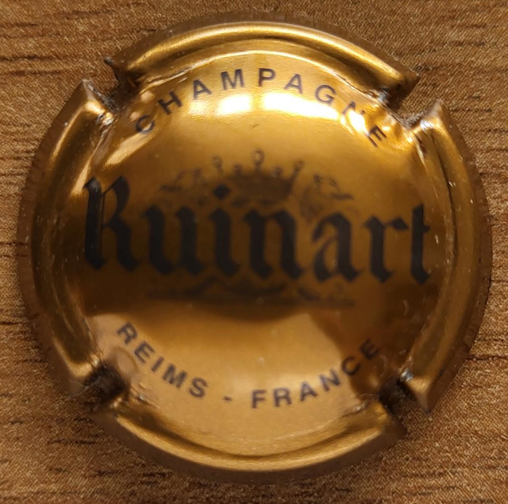 Capsule Champagne RUINART or & gris nr.48, Enlèvement ou Envoi, Neuf, France, Champagne