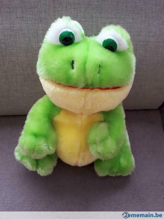 Peluche grenouille, Enfants & Bébés, Jouets | Peluches, Enlèvement ou Envoi, Utilisé, Grenouille
