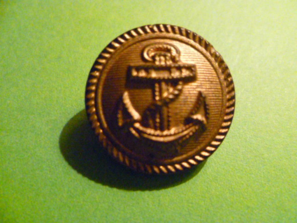 Kriegsmarine, uniform knoop, 1942, 19JFS42, Verzenden, Marine, Kleding of Schoenen