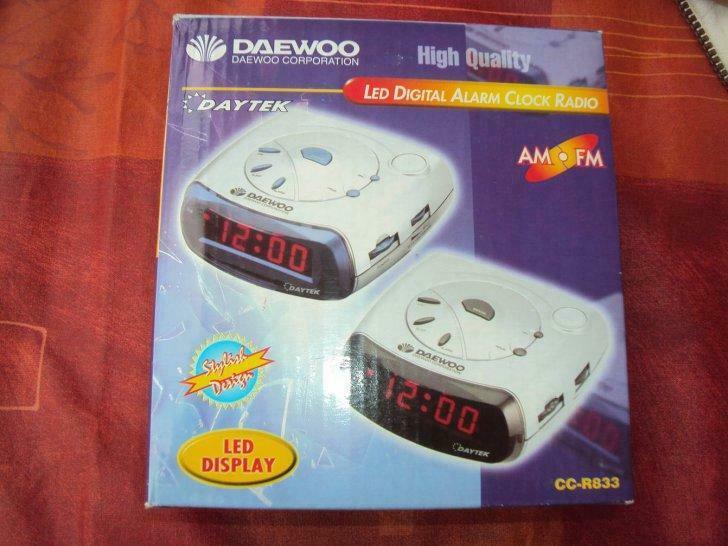 Klokradio Daewoo cc-r833 **NIEUW**, Ophalen of Verzenden, Nieuw