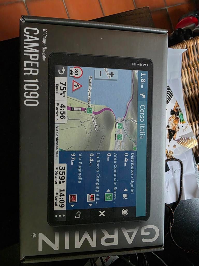 Gps Garmin camper 1090, Auto diversen, Autonavigatie, Zo goed als nieuw, Ophalen