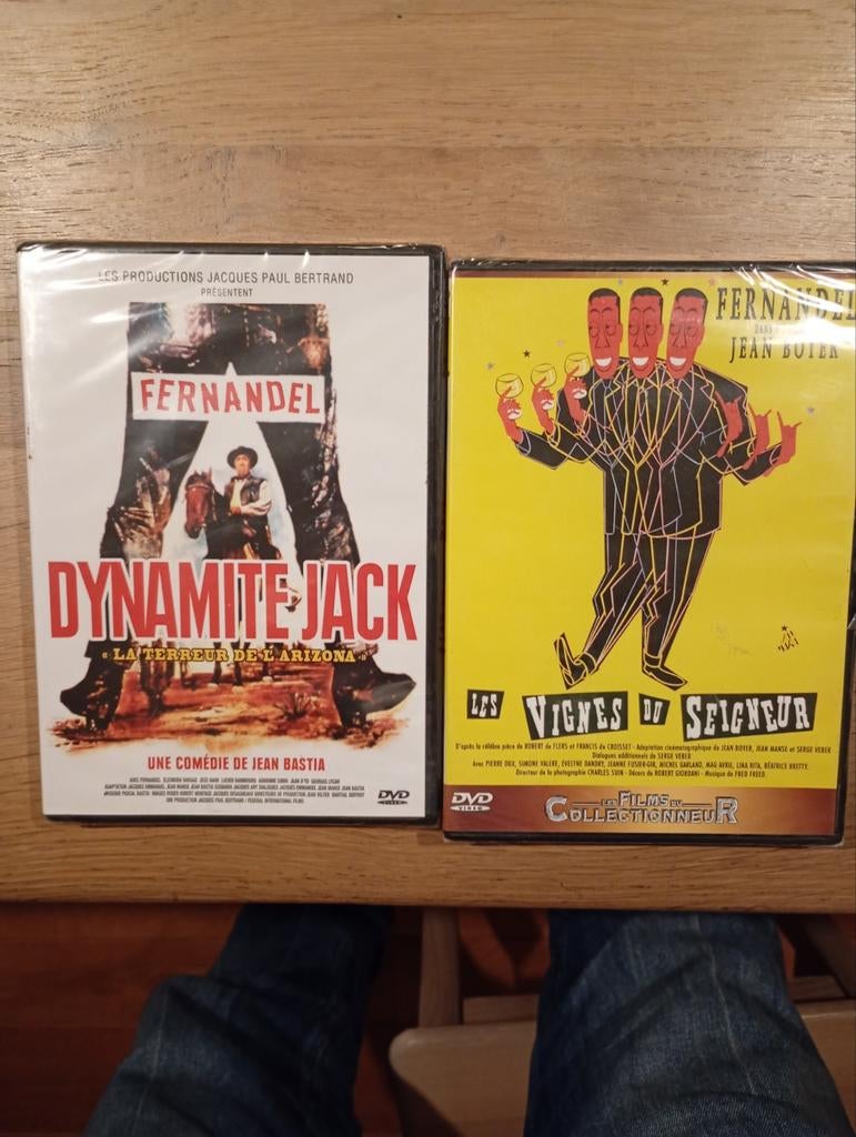 Lot 2 DVD Fernandel neuf sous blister, Tous les âges, Enlèvement ou Envoi, Neuf, dans son emballage, Comédie d'action