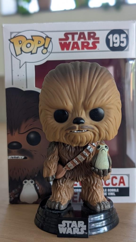 Funko Pop Chewbacca - Star Wars 195 - 14748, Ophalen of Verzenden, Zo goed als nieuw, Beeldje of Buste