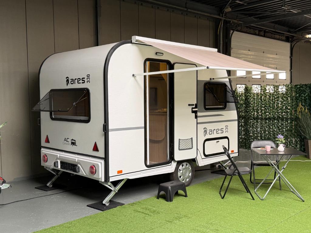 ✅CARAVAN ARES 330 • 2025 • NIEUW • 4 PERSOONS • 710KG • ALKO, Overige merken, Schokbreker, Bedrijf, 4 tot 5 meter